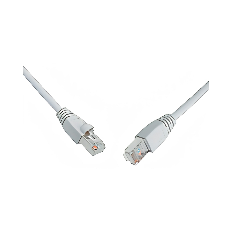Корда cat. 5e S/FTP PVC 1 m Сив - Solarix C5E-315GY-1MB