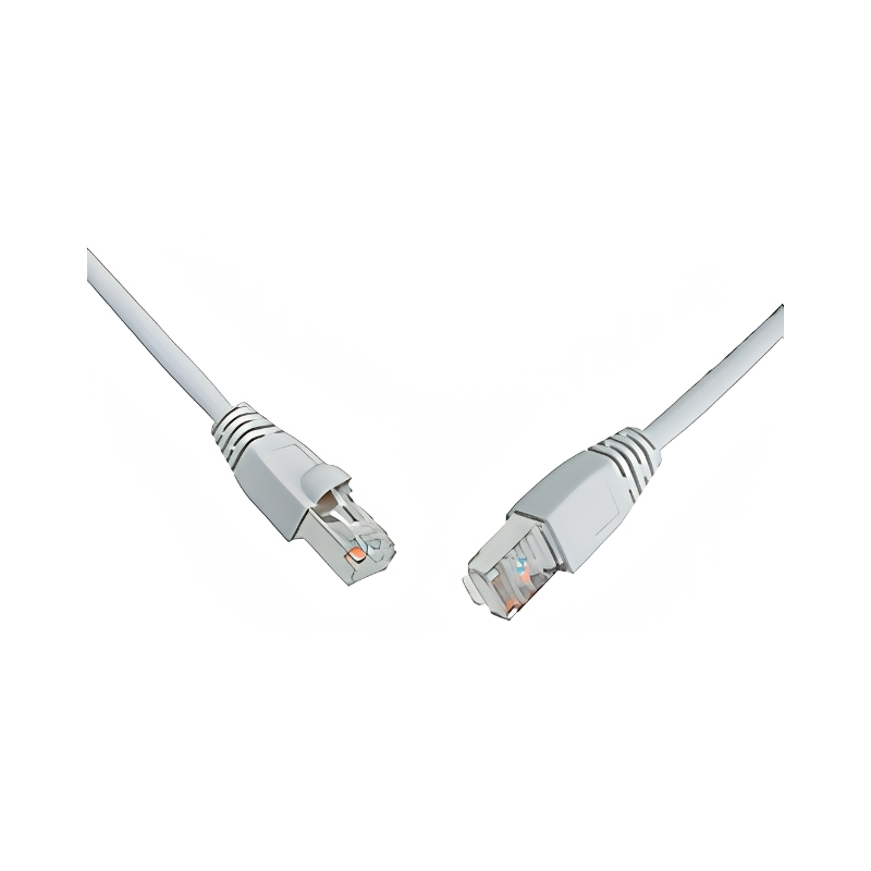 Корда cat. 5e S/FTP PVC 2 m Сив - Solarix C5E-315GY-2MB