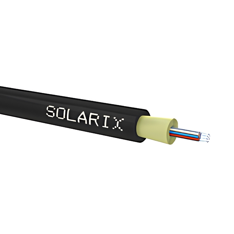 Оптичен кабел DROP1000 12 влакна 9/125 µm OS LSOH Eca 500 m - Solarix SXKO-DROP-12-OS-LSOH