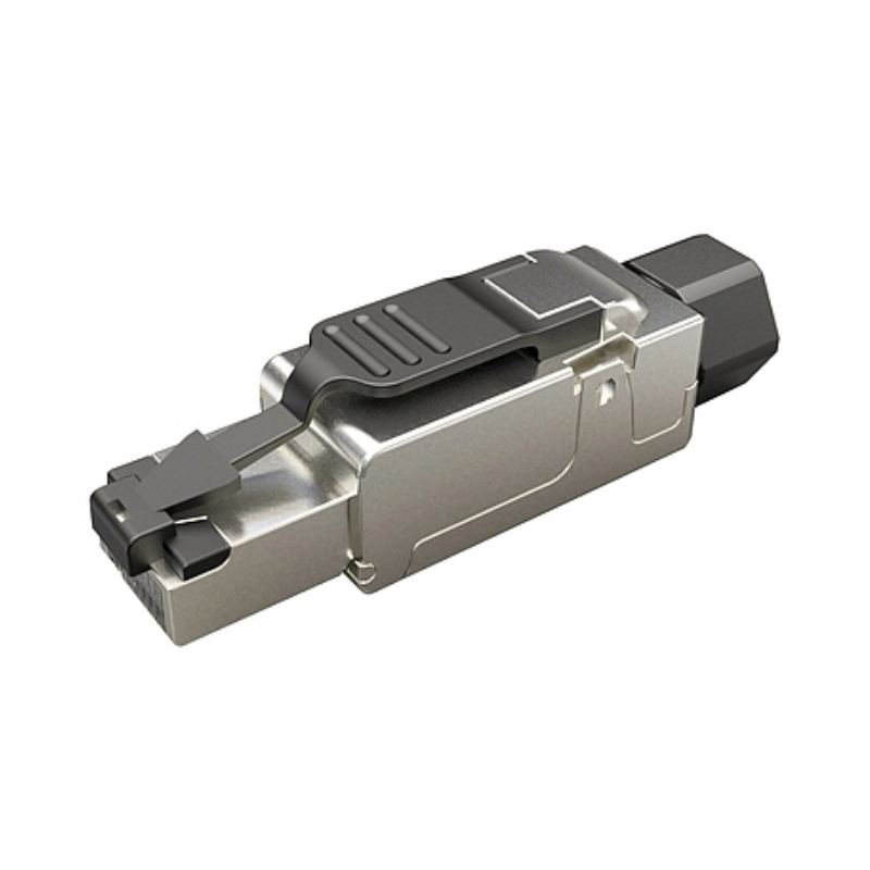 Connector MPTL RJ45 cat. 6A STP toolless - Solarix SXRJ45-6A-STP-BK-SA