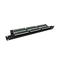 Panel 19" 1U 24xRJ45 cat. 5e UTP - Solarix SX24L-5E-UTP-BK-N
