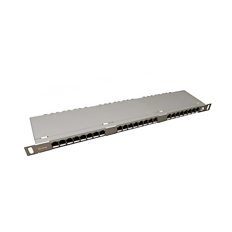 Panel 19" 0.5U 24xRJ45 cat. 5e STP - Solarix SX24HD-5E-STP-SL