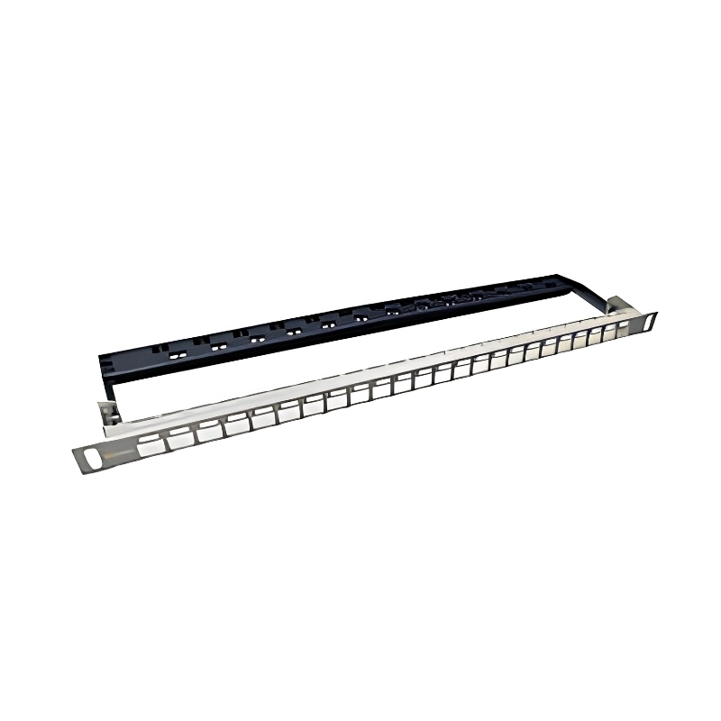 Panel 19" 0.5U 24xRJ45 STP - Solarix SX24HDM-0-STP-SL-UNI