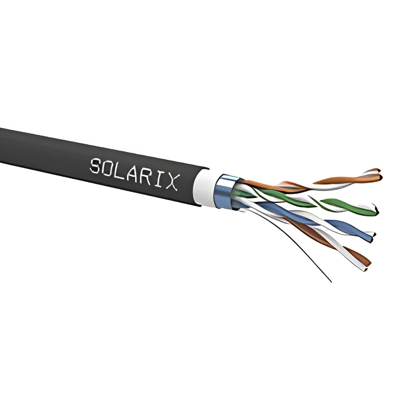 Cable cat. 5e F/UTP PVC+PE Fca 305 m - Solarix SXKD-5E-FTP-PVC+PE