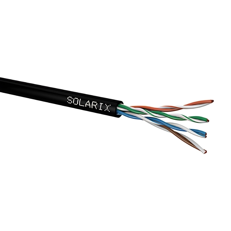 Cable cat. 5e U/UTP PE Fca 100 m - Solarix SXKD-5E-UTP-PE