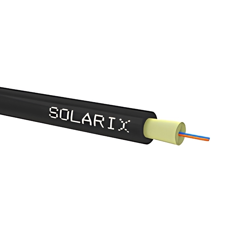 Оптичен кабел DROP1000 2 влакна 9/125 µm OS LSOH Eca 500 m - Solarix SXKO-DROP-2-OS-LSOH