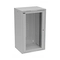 Шкаф стенен GrandN DUO 20U Сив RAL 7035 стъклена врата - Solarix GrandND-20U-645-11-G