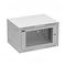 Шкаф стенен GrandN 6U Сив RAL 7035 стъклена врата - Solarix GrandN-6U-645-11-G