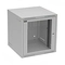 Шкаф стенен GrandN 12U Сив RAL 7035 стъклена врата - Solarix GrandN-12U-66-11-G