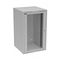 Шкаф стенен GrandN DUO 20U Сив RAL 7035 стъклена врата - Solarix GrandND-20U-66-11-G