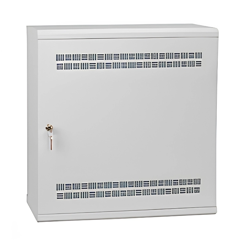 Wall-mounted cabinet LC-18 LITE 3U/4U 540x540x180 mm Gray RAL 7035 - Solarix LC-18-54-18-G