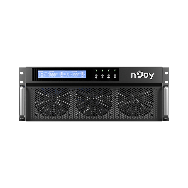 UPS 60kVA/60kW, On-Line технология, двойна конверсия; touch LCD дисплей, чиста
синусоида - NJOY Ranger 60KR