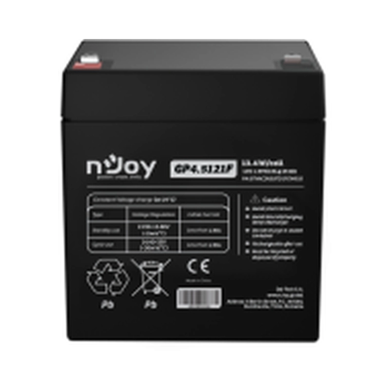 Батерия 12V 134W/cell - 45Ah Тип VRLA без поддръжка T1 конектор - NJOY GP4.5121F