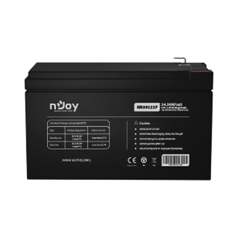 Батерия 12V 3430W/cell - 9Ah HR Бързоразрядна F2 конектор Тип VRLA - NJOY HR09122F