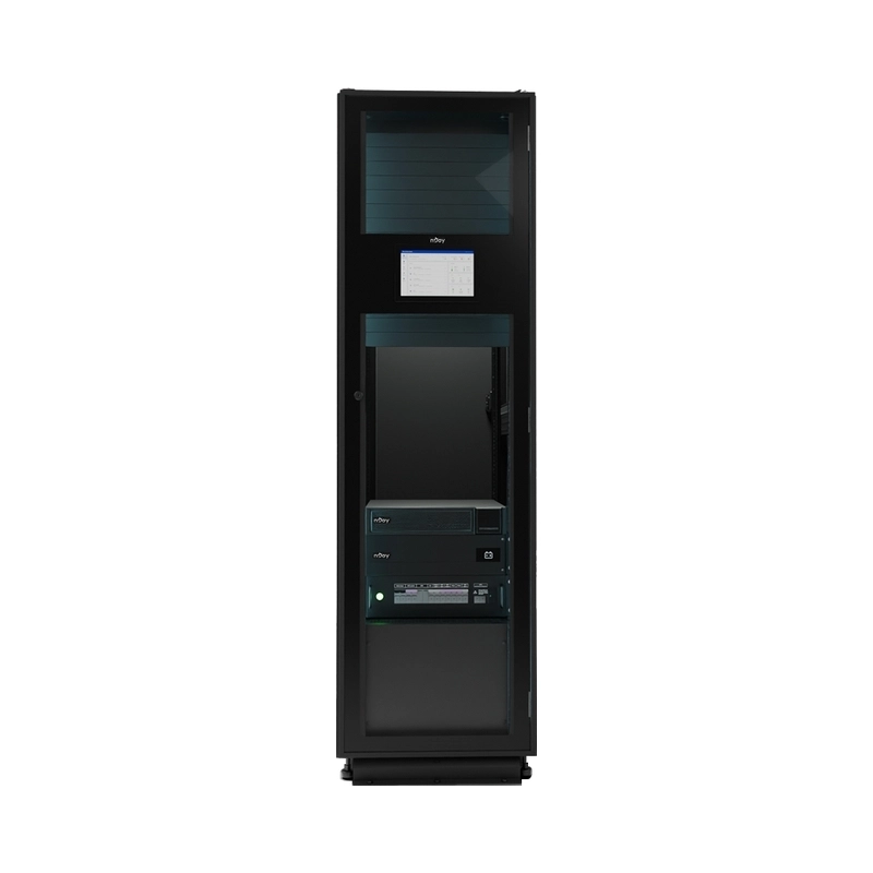 Micro Data Center 42U 1P 230V, 26U използваема, PDM 6kW IP50, PDU 20xC13 + 4xC19, - NJOY Forge MDC 6K-42U