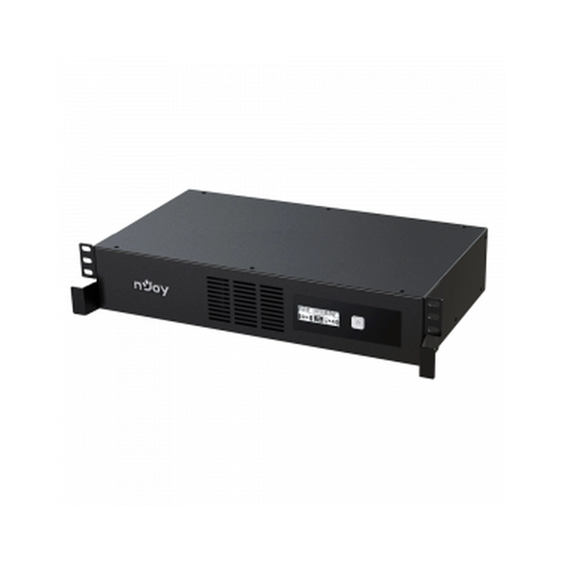 UPS 800VA/480W, Line Interactive, Rack, Микропроцесорно управление, LCD дисплей, Симулирана синусоида - NJOY Code 800