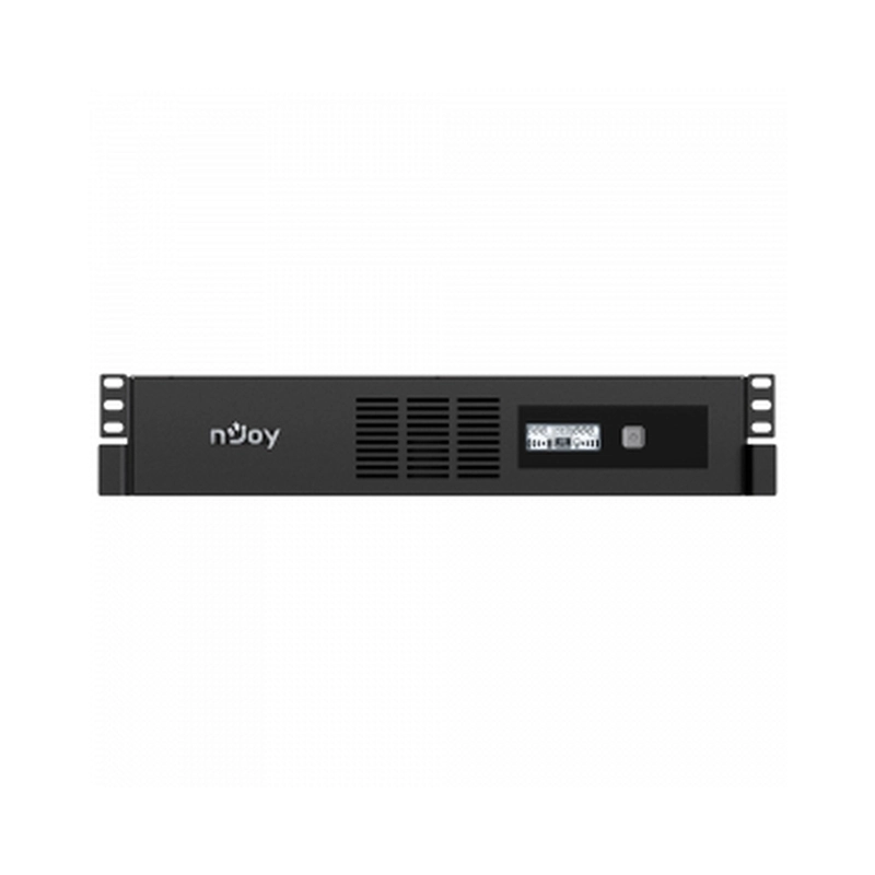 UPS 800VA/480W, Line Interactive, Rack, Микропроцесорно управление, LCD дисплей, Симулирана синусоида - NJOY Code 800