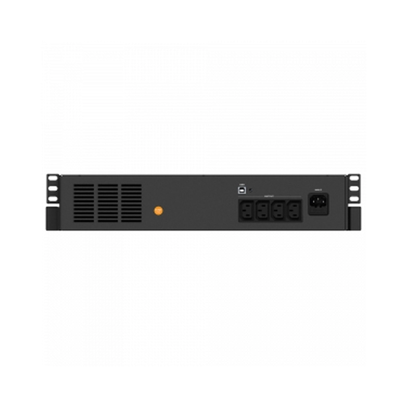 UPS 800VA/480W, Line Interactive, Rack, Микропроцесорно управление, LCD дисплей, Симулирана синусоида - NJOY Code 800