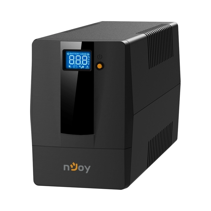 UPS 800VA/480W, Line Interactive, Tower, Микропроцесорно управление Симулирана синусоида - NJOY Horus Plus 800