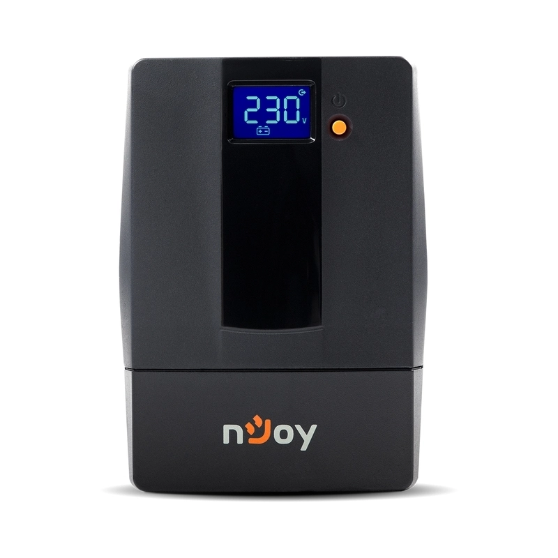 UPS 800VA/480W, Line Interactive, Tower, Микропроцесорно управление Симулирана синусоида - NJOY Horus Plus 800