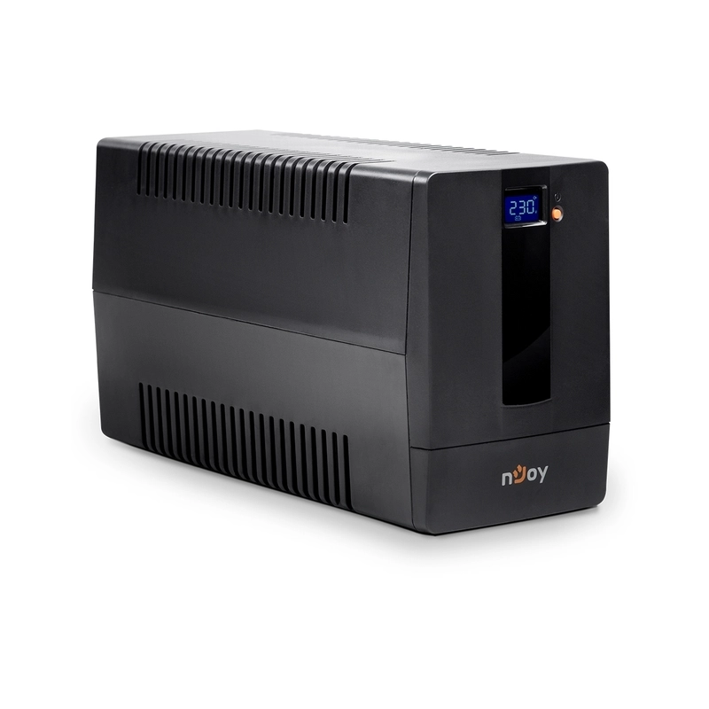 UPS 1000VA/600W, Line Interactive, Tower, Микропроцесорно управление, Симулирана синусоида - NJOY Horus Plus 1000