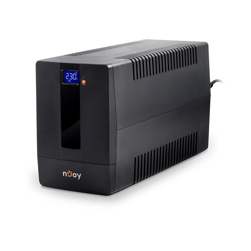 UPS 1000VA/600W, Line Interactive, Tower, Микропроцесорно управление, Симулирана синусоида - NJOY Horus Plus 1000