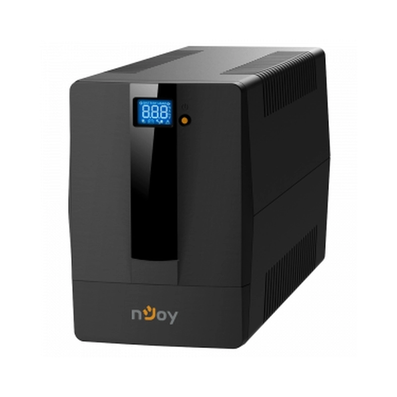 UPS 1000VA/600W, Line Interactive, Tower, Микропроцесорно управление, Симулирана синусоида - NJOY Horus Plus 1000