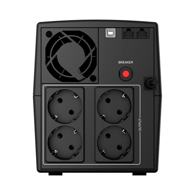 UPS 2000VA/1200W, Line Interactive, Tower, Microprocessor control - NJOY Keen 2000 USB