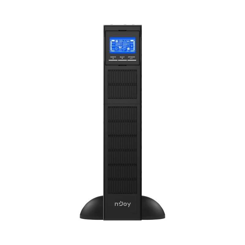 UPS 1000VA/1000W, On-Line технология, двойна конверсия; LCD дисплей, чиста синосуида - NJOY Balder 1000