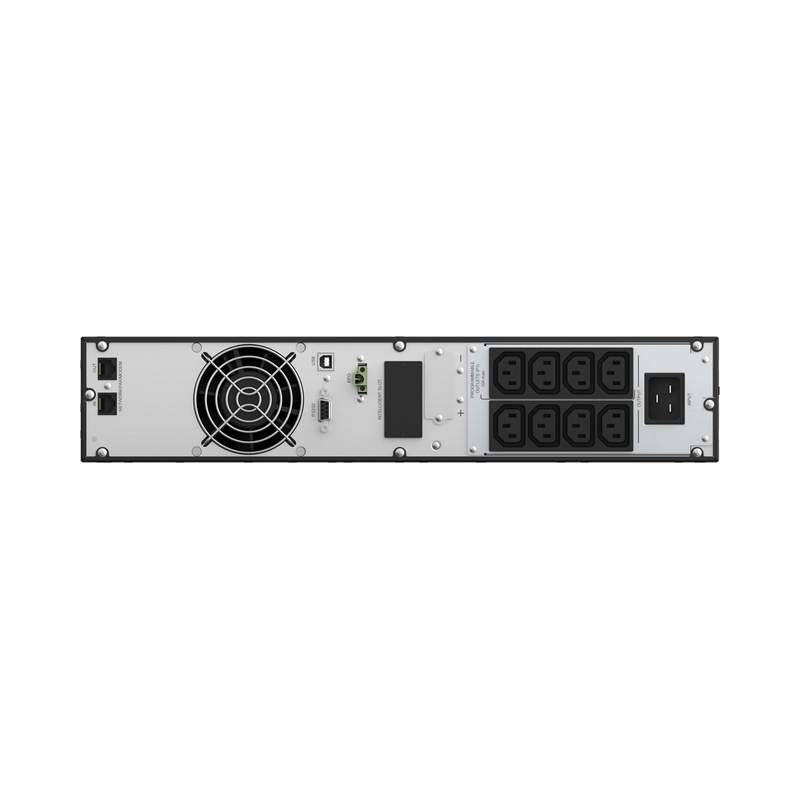UPS 2000VA/2000W, On-Line технология, двойна конверсия; LCD дисплей, чиста синусоида; Rack/Tower - NJOY Balder 2000