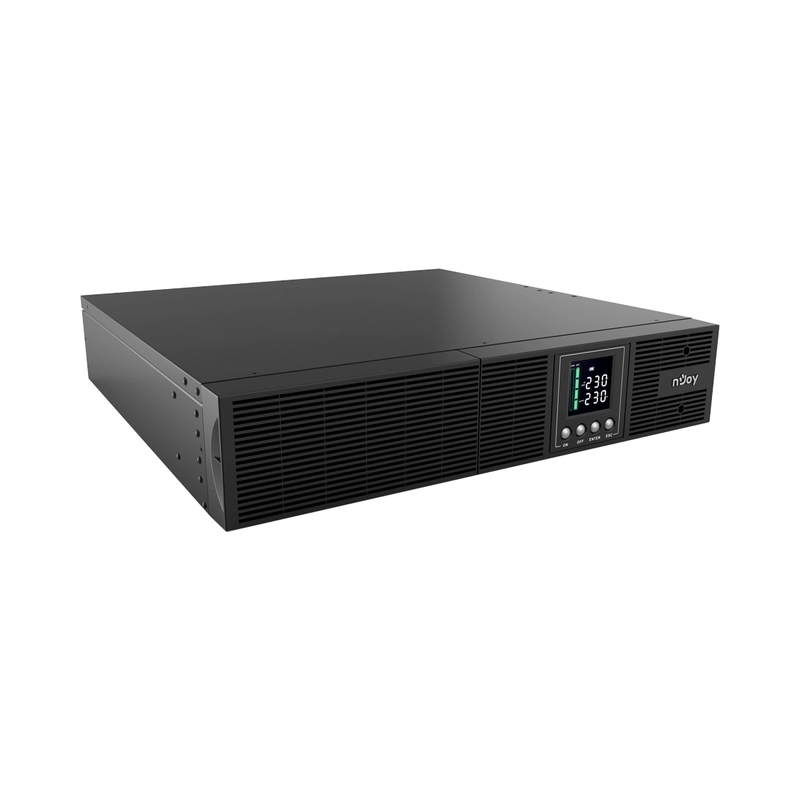 UPS 1000VA/900W, On-Line технология, Rack, двойна конверсия; Микропроцесорно
управление,Чиста синусооида - NJOY Aster 1K