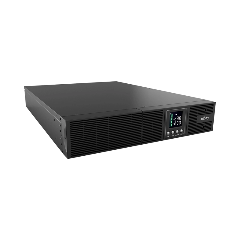 UPS 3000VA/2700W, On-Line технология, Rack, двойна конверсия; Микропроцесорно
управление,Чиста синусооида - NJOY Aster 3K