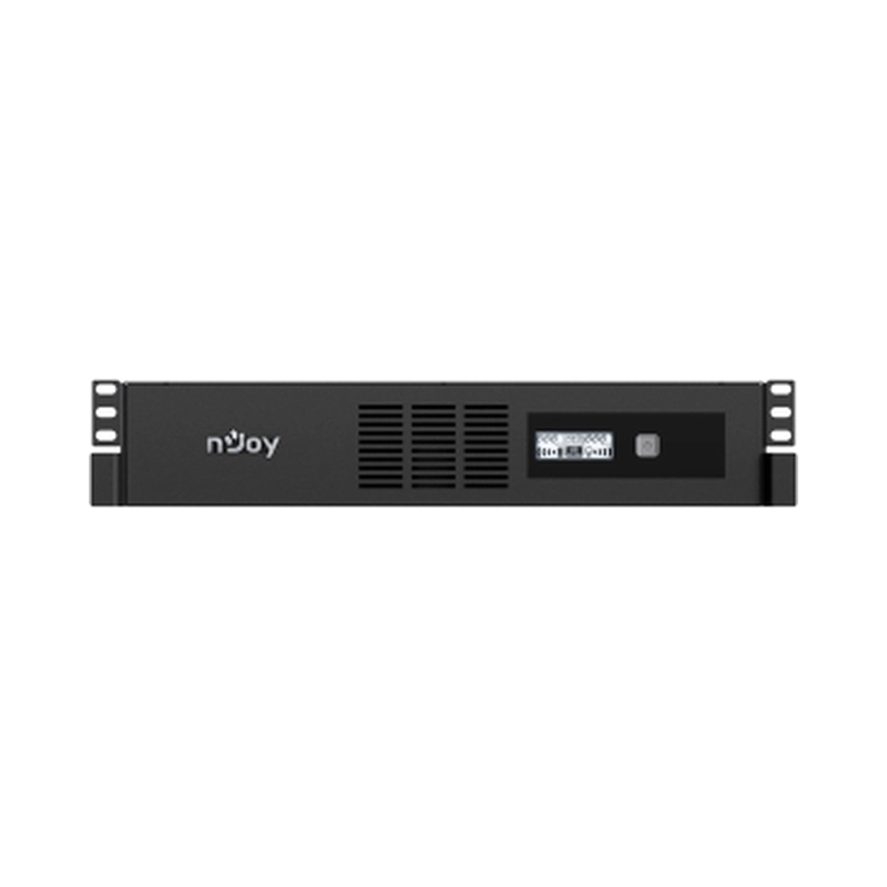 UPS 600VA/360W, Line Interactive, Rack, Микропроцесорно управление, LCD дисплей, Симулирана синусоида - NJOY Code 600