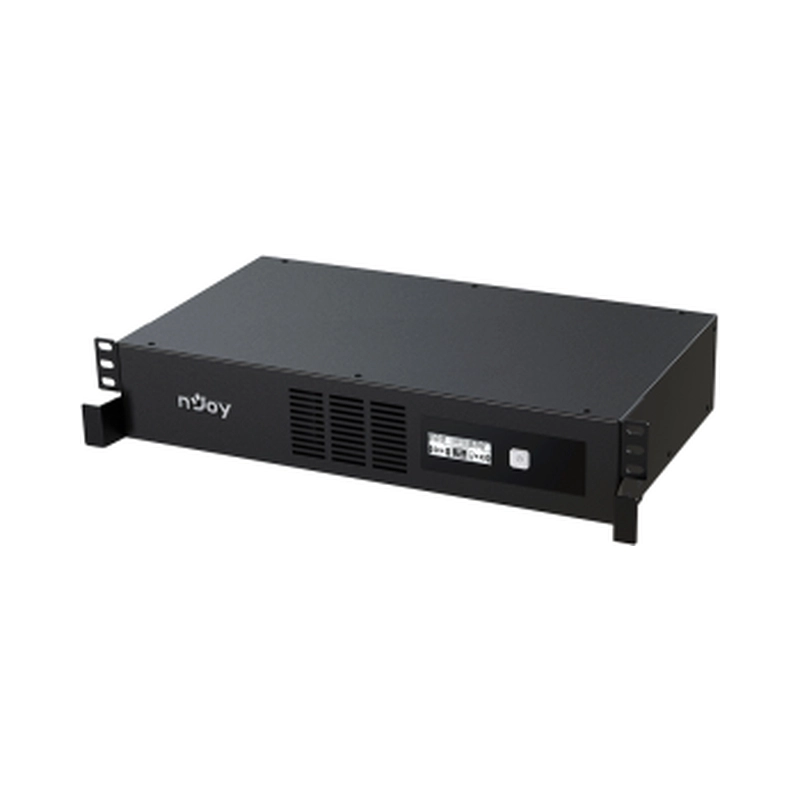 UPS 600VA/360W, Line Interactive, Rack, Микропроцесорно управление, LCD дисплей, Симулирана синусоида - NJOY Code 600
