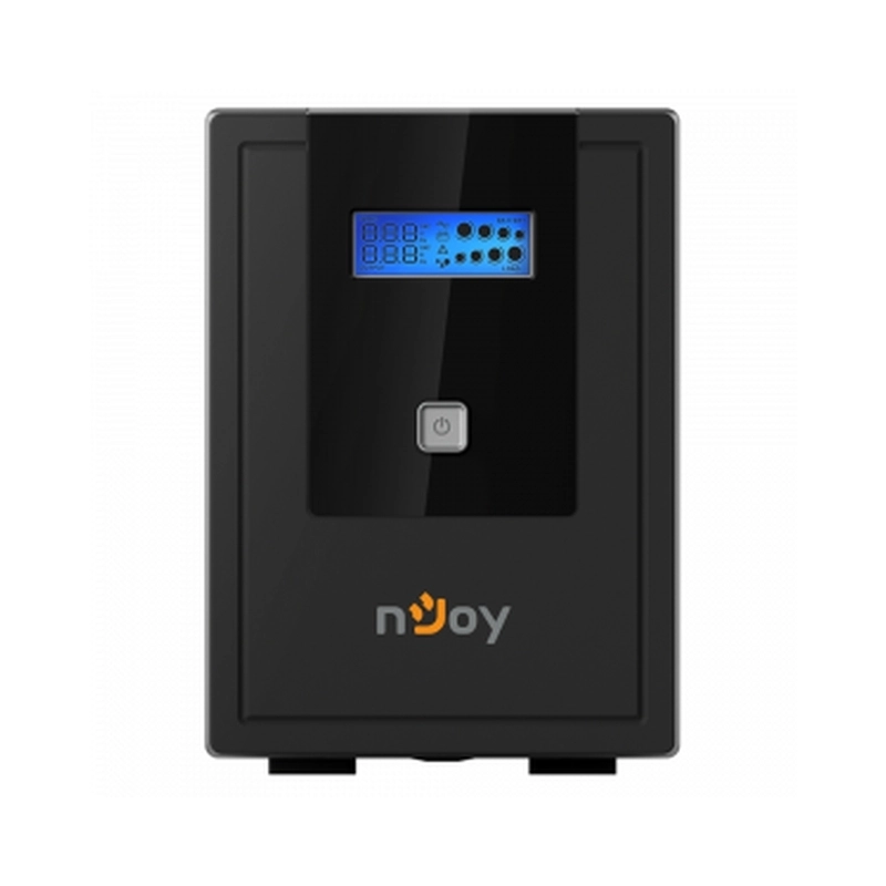 UPS 1500VA/900W, Line Interactive, Tower, Микропроцесорно управление, LCD дисплей,
Симулирана синусоида - NJOY Cadu 1500