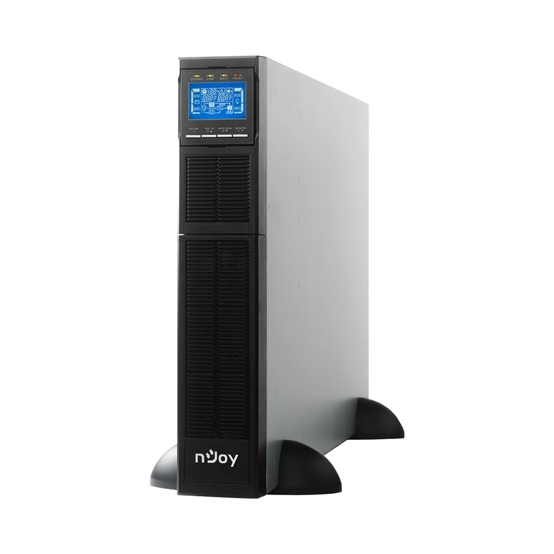 UPS 6000VA/6000W, On-Line технология, двойна конверсия; LCD дисплей, чиста синусоида; Rack/Tower - NJOY Balder 6000