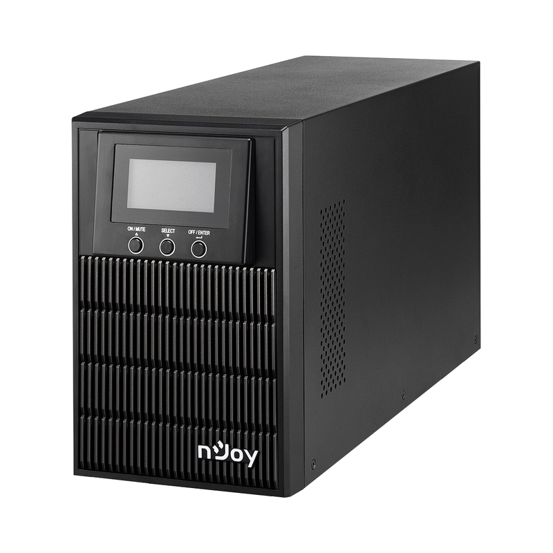 UPS 1000VA/900W, On-Line технология, Tower, двойна конверсия; LCD дисплей, чиста синосуида - NJOY Aten PRO 1000
