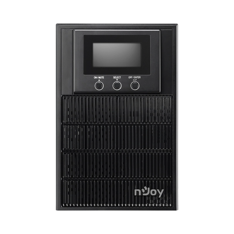 UPS 1000VA/900W, On-Line технология, Tower, двойна конверсия; LCD дисплей, чиста синосуида - NJOY Aten PRO 1000