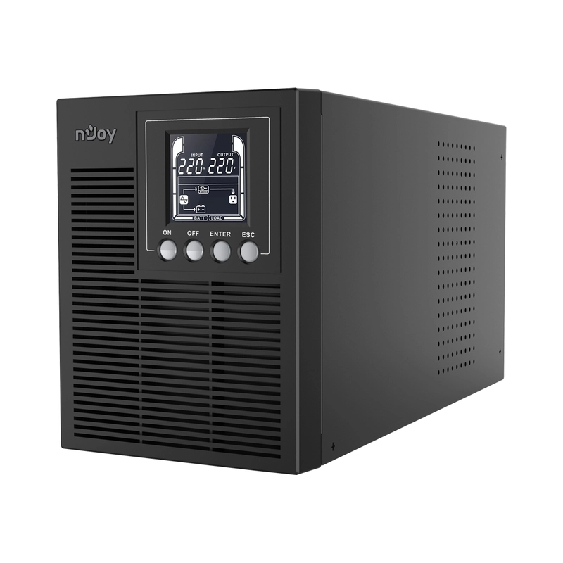 UPS 1000VA/800W, On-Line технология, Tower, двойна конверсия; Микропроцесорно управление,
LCD дисплей, чиста синусоида; - NJOY Echo Pro 1000