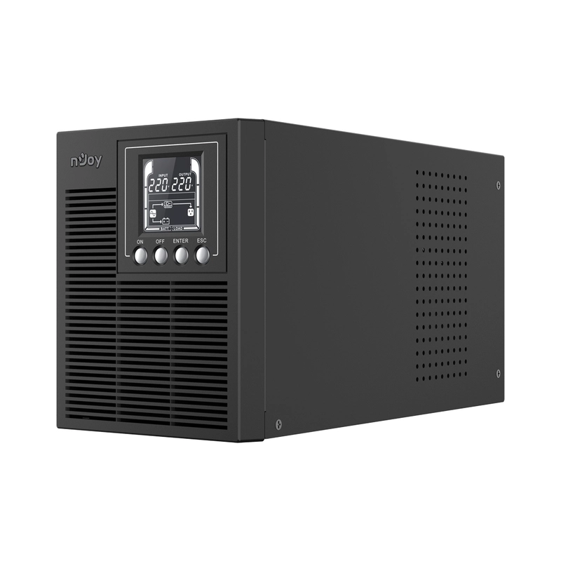 UPS 1000VA/800W, On-Line технология, Tower, двойна конверсия; Микропроцесорно управление,
LCD дисплей, чиста синусоида; - NJOY Echo Pro 1000
