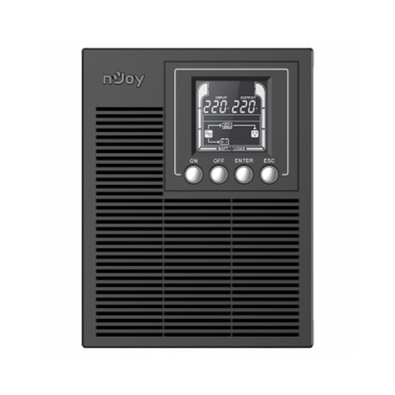 UPS 1000VA/800W, On-Line технология, Tower, двойна конверсия; Микропроцесорно управление,
LCD дисплей, чиста синусоида; - NJOY Echo Pro 1000