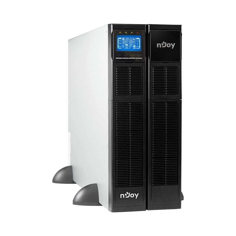 UPS 10000VA/10000W, On-Line технология, двойна конверсия; LCD дисплей, чиста
синусоида; Rack/Tower - NJOY Balder 10000