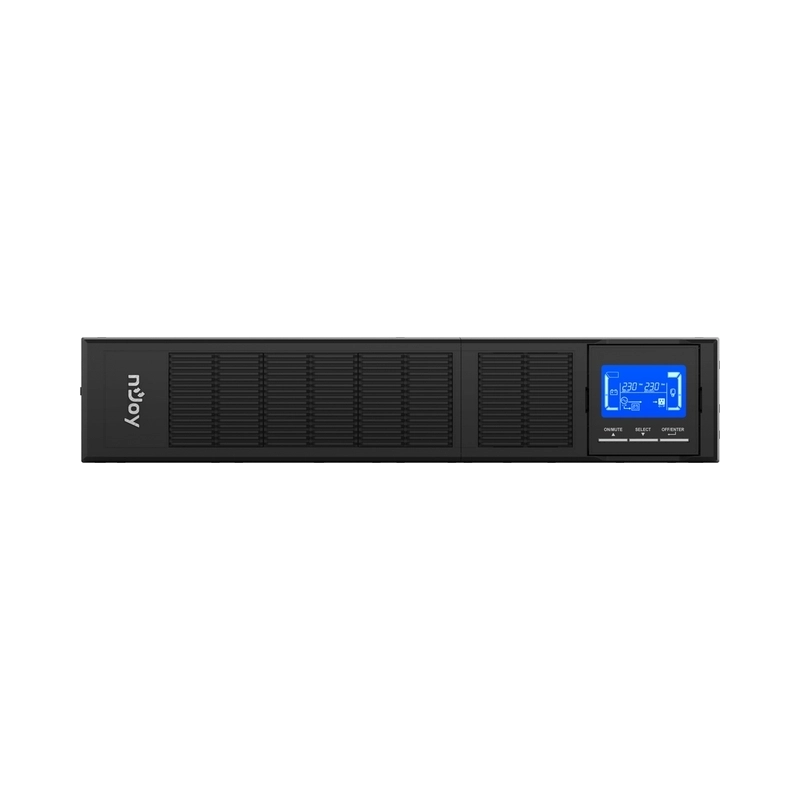 UPS 1500VA/1500W, On-Line технология, двойна конверсия; LCD дисплей, чиста синусоида; Rack/Tower - NJOY Balder 1500