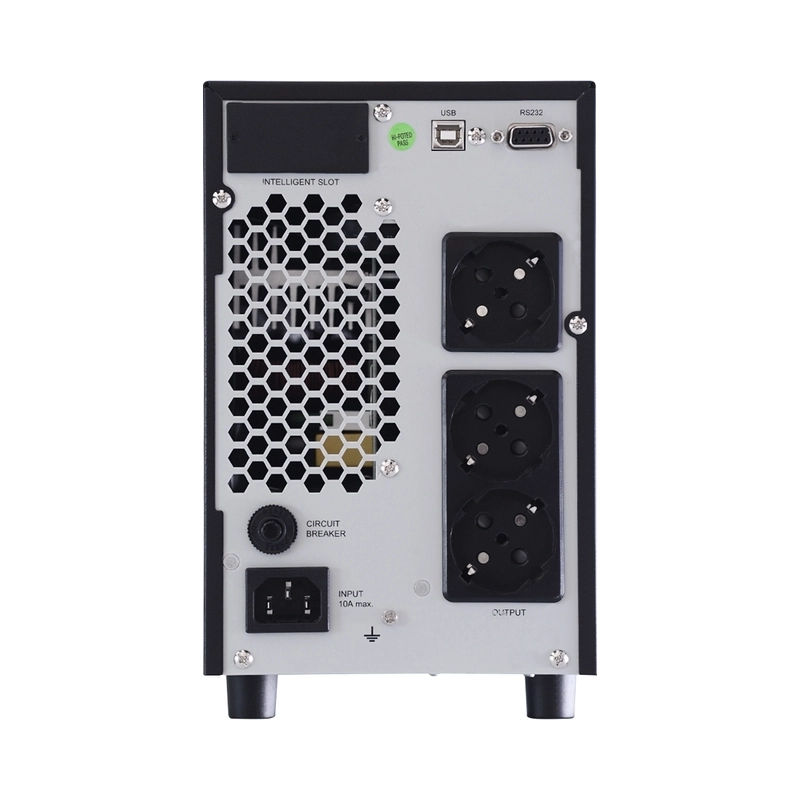 UPS 2000VA/1800W, On-Line технология, Tower, двойна конверсия; LCD дисплей, чиста синосуида - NJOY Aten PRO 2000