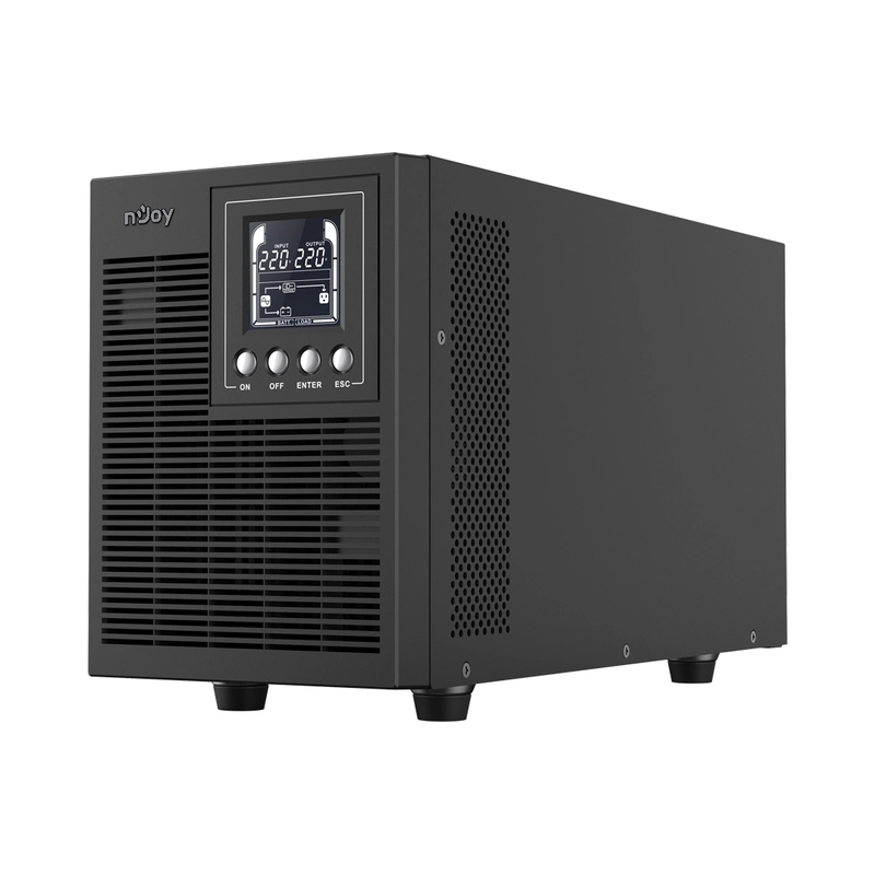 UPS 2000VA/1600W, On-Line технология, Tower, двойна конверсия; Микропроцесорно управление,
LCD дисплей, чиста синусоида; - NJOY Echo Pro 2000