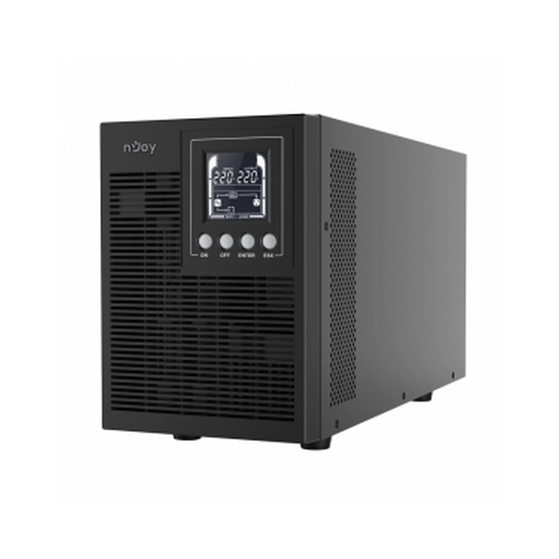 UPS 2000VA/1600W, On-Line технология, Tower, двойна конверсия; Микропроцесорно управление,
LCD дисплей, чиста синусоида; - NJOY Echo Pro 2000