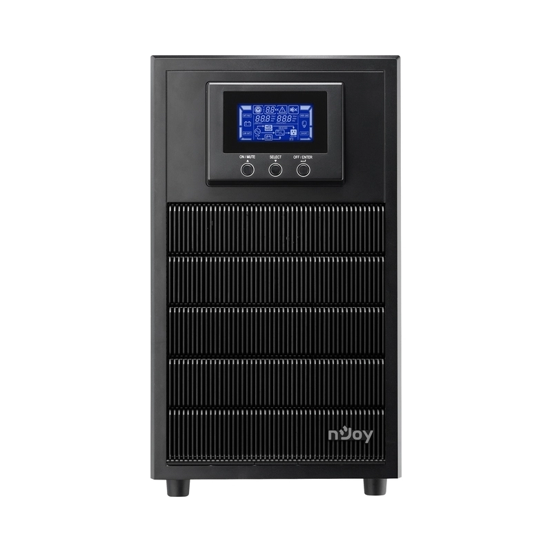 UPS 3000VA/2700W, On-Line технология, Tower, двойна конверсия; LCD дисплей, чиста синосуида - NJOY Aten PRO 3000