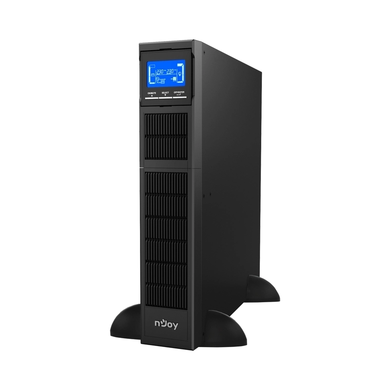 UPS 3000VA/3000W, On-Line технология, двойна конверсия; LCD дисплей, иста синусоида; Rack/Tower - NJOY Balder 3000