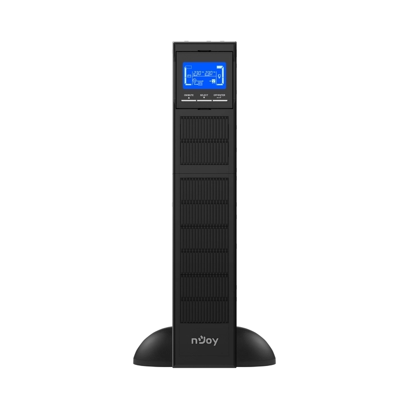 UPS 3000VA/3000W, On-Line технология, двойна конверсия; LCD дисплей, иста синусоида; Rack/Tower - NJOY Balder 3000