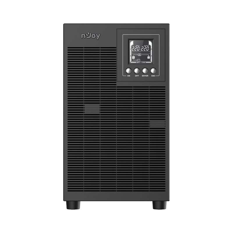 UPS 3000VA/2400W, On-Line technology, Tower, double conversion; Microprocessor control, LCD display, pure sine wave; - NJOY Echo Pro 3000